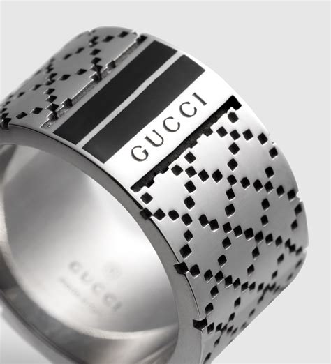 gucci silver soko|Gucci silver rings for men.